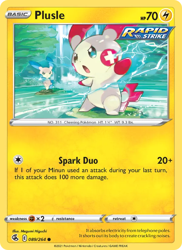 Plusle 89 – Non-holo