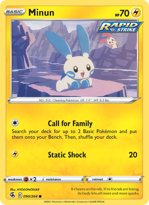 Minun 90 – Non-holo