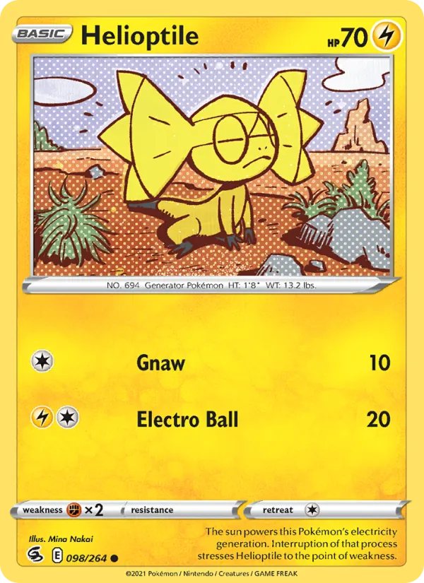 Helioptile 98 – Non-holo