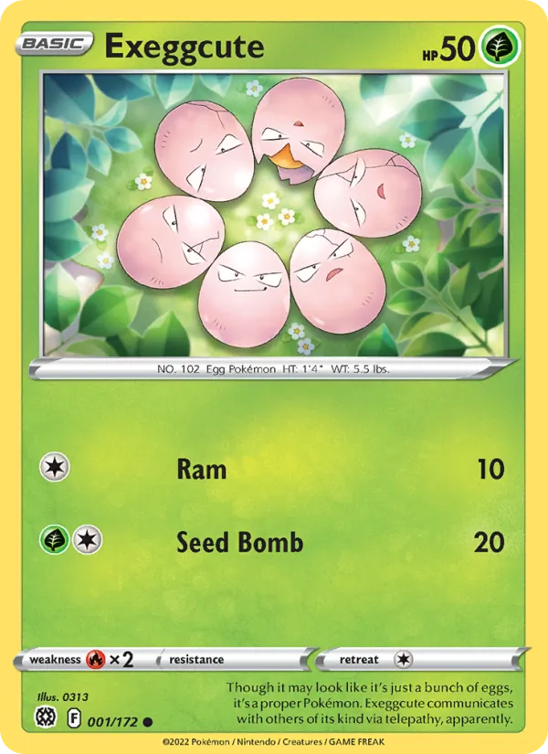 Exeggcute 001 – Non-holo
