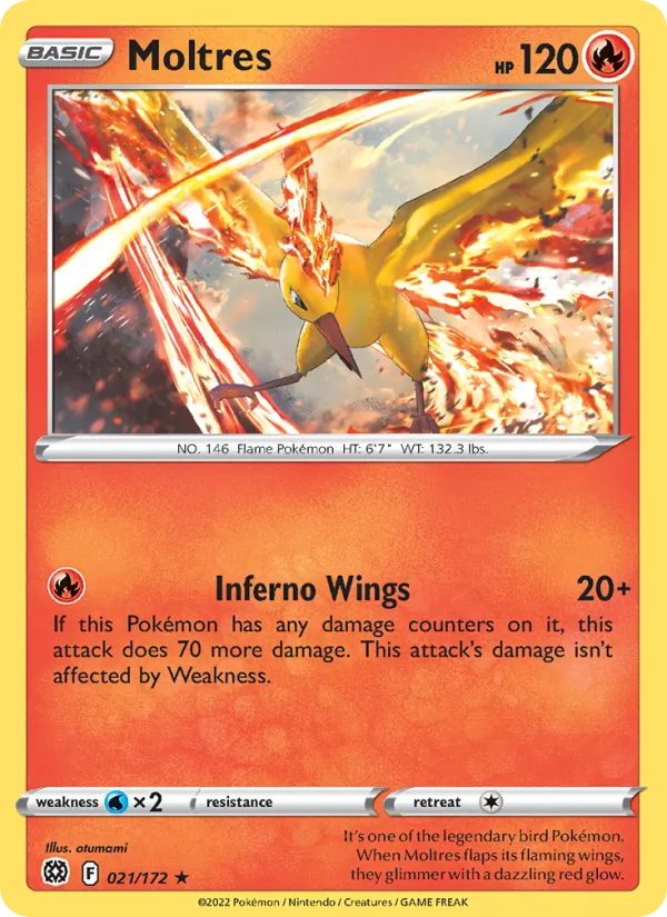 Moltres 021 – Reverse Holo
