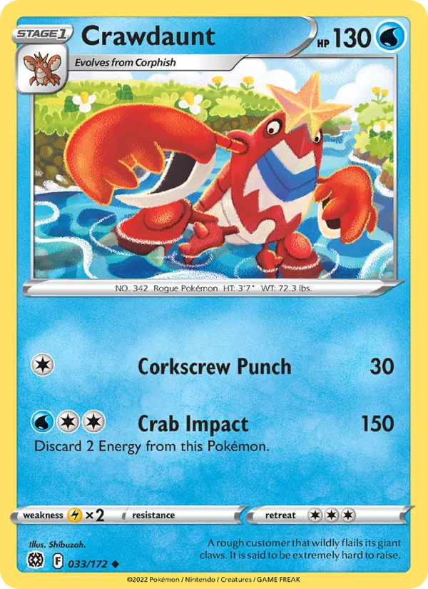 Crawdaunt 033 – Non-holo