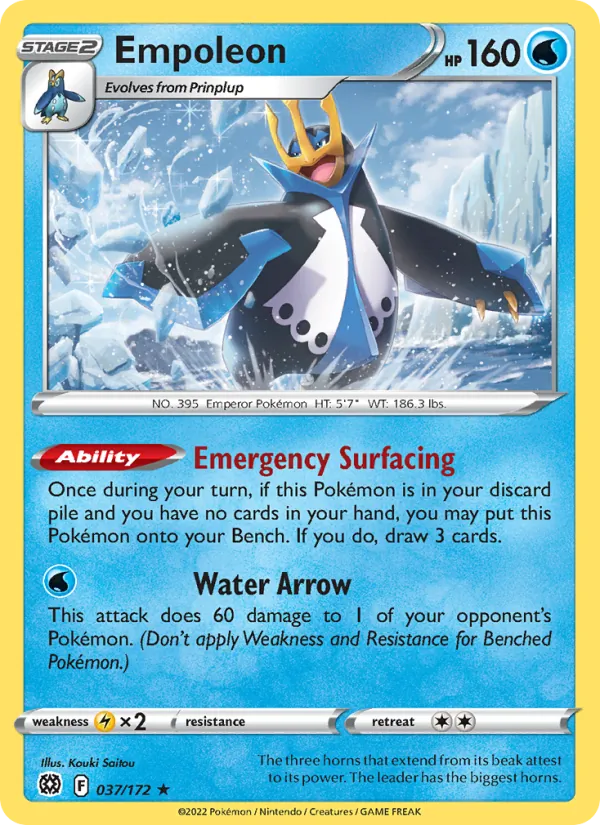 Empoleon 037 – Reverse Holo