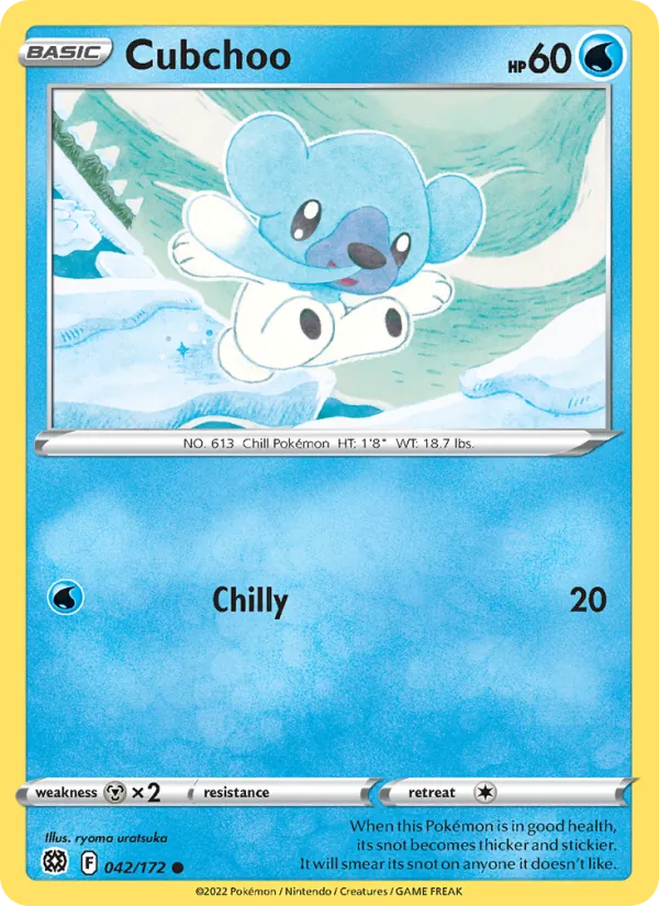 Cubchoo 042 – Non-holo