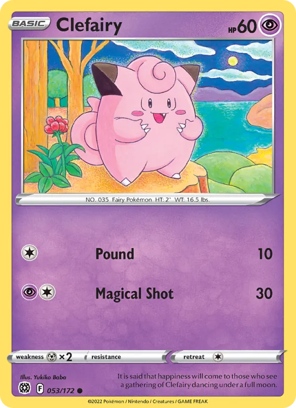 Clefairy 053 – Non-holo