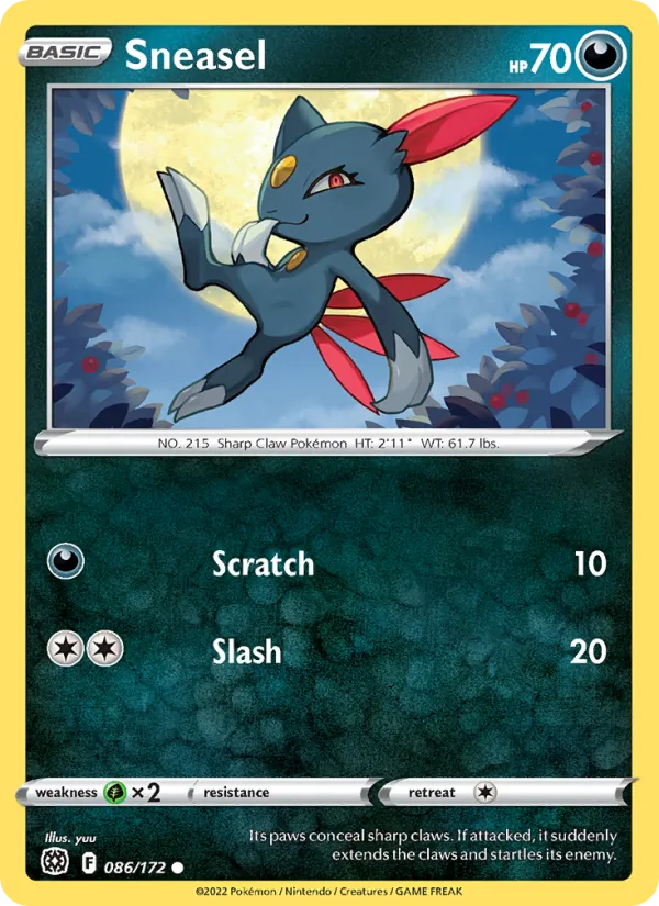Sneasel 086 – Non-holo