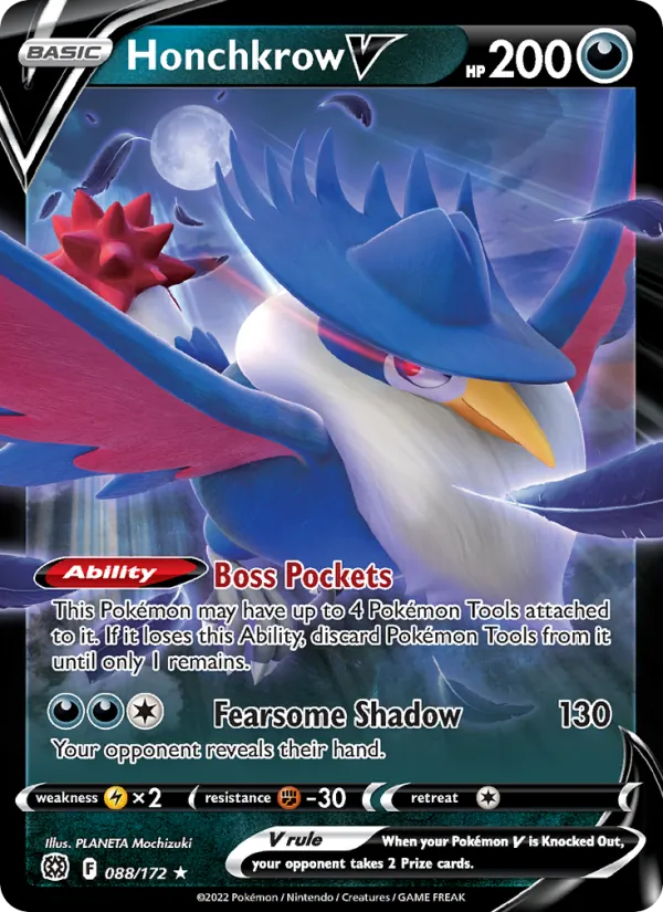 Honchkrow V 088 – Holo
