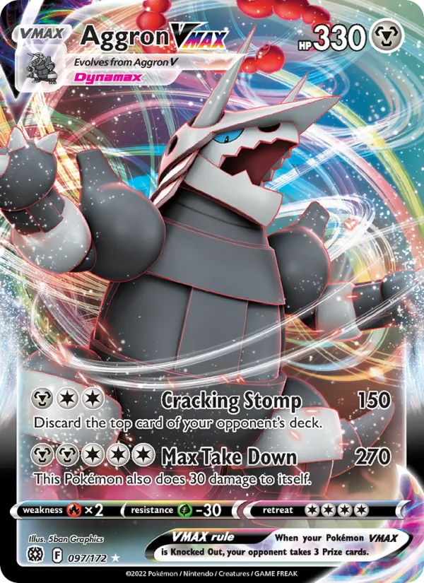 Aggron VMAX 097 – Holo