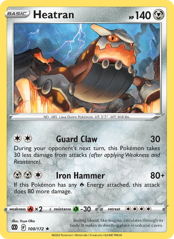 Heatran 100 – Non-holo