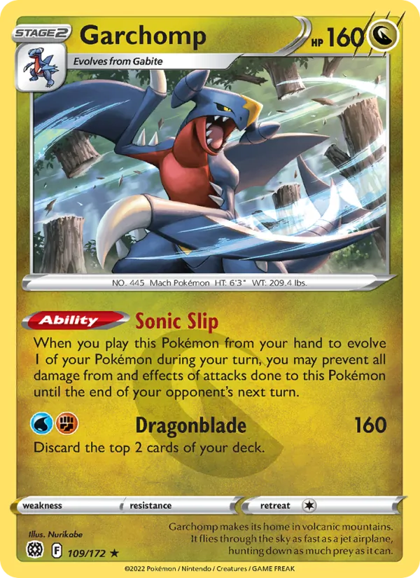 Garchomp 109 – Reverse Holo