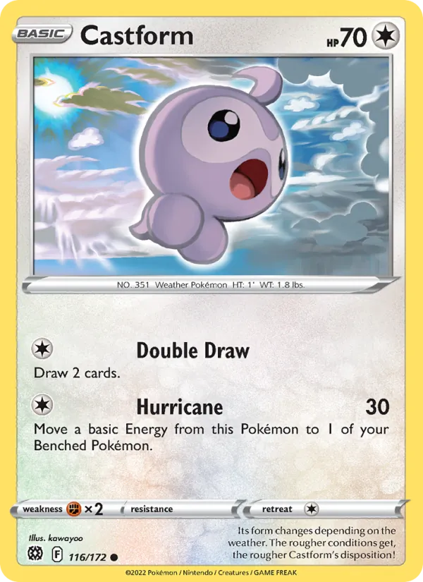 Castform 116 – Non-holo