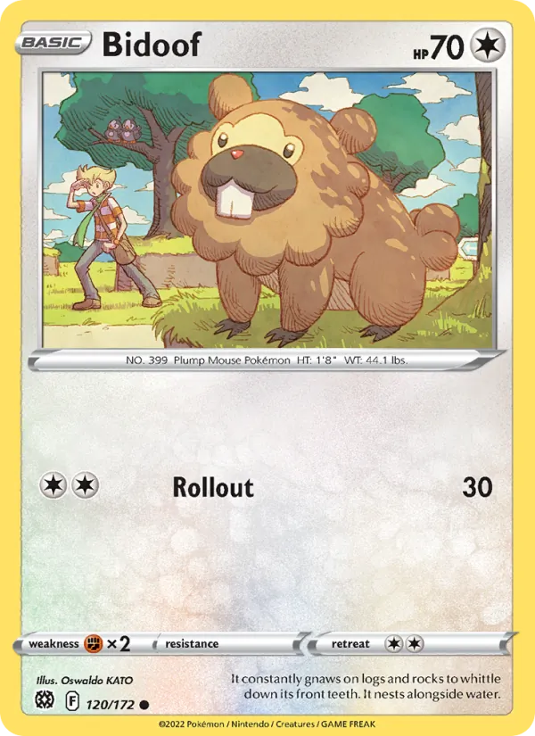 Bidoof 120 – Non-holo