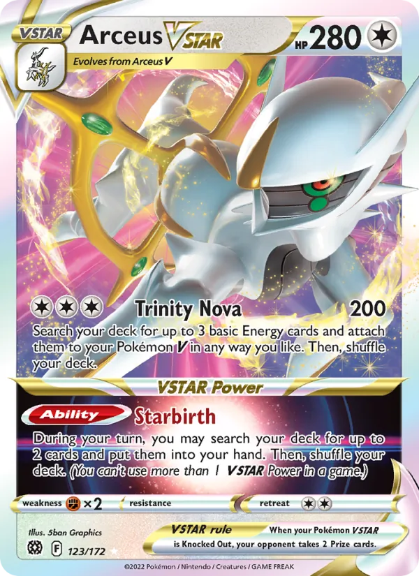 Arceus VSTAR 123 – Holo