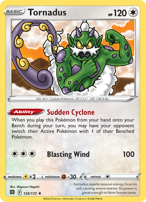 Tornadus 126 – Non-holo