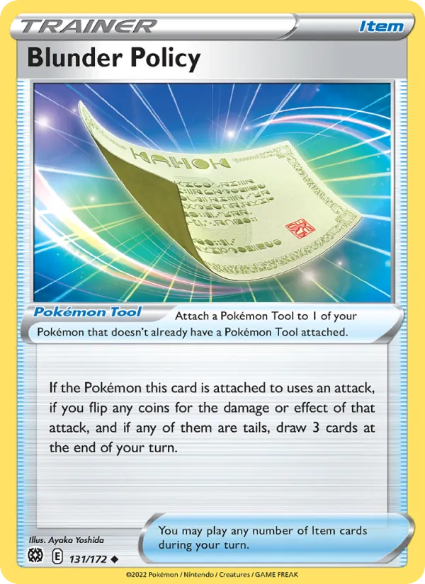 Blunder Policy 131 – Non-holo