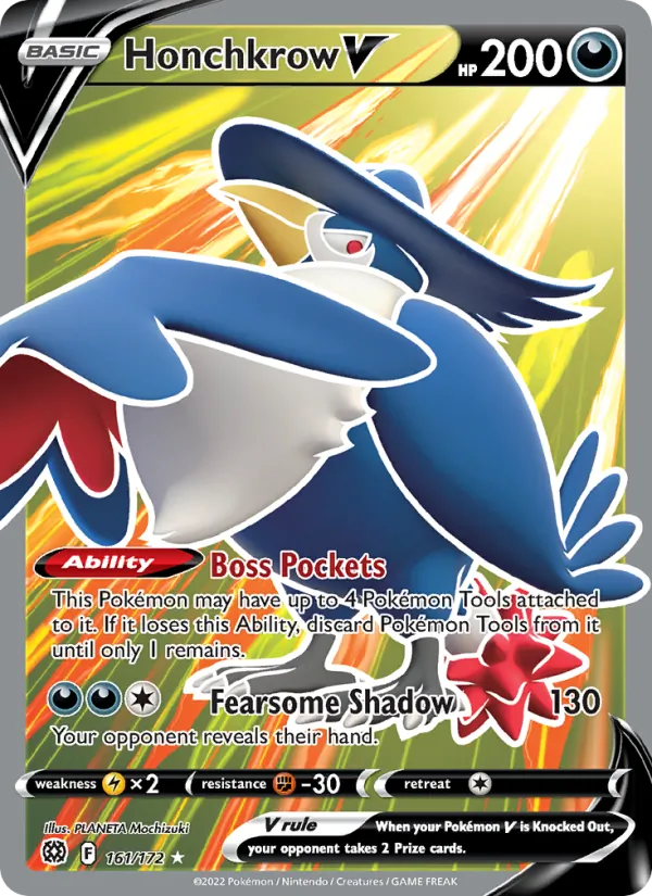 Honchkrow V 161 – Holo