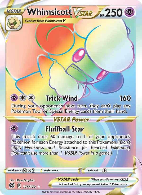 Whimsicott VSTAR 175 – Holo