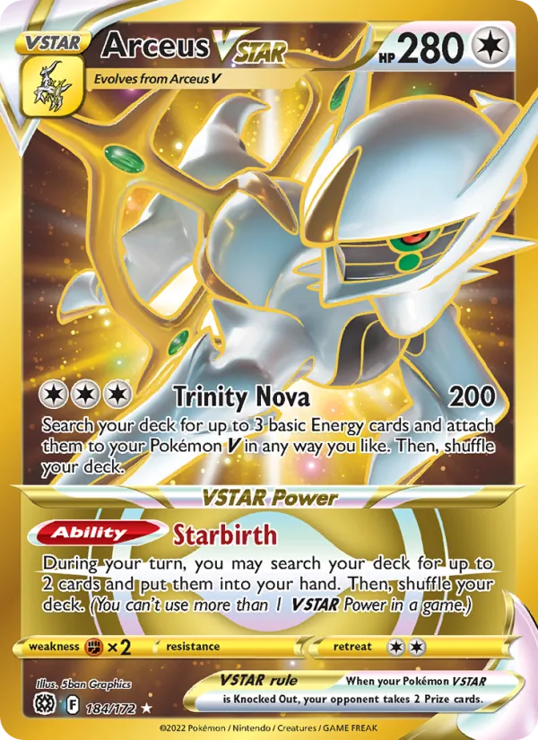 Arceus VSTAR 184 – Holo
