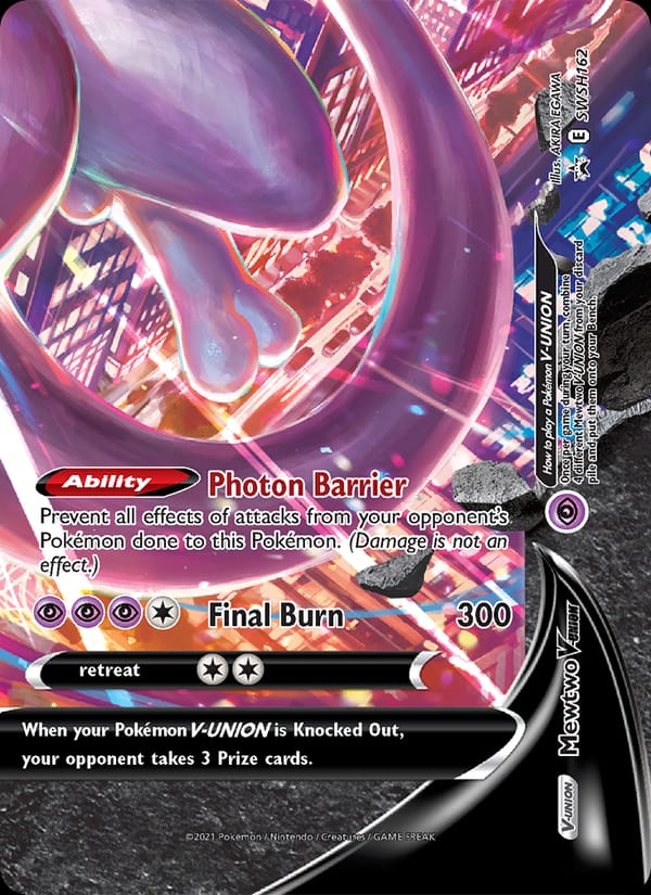 Mewtwo V-UNION 162/107
