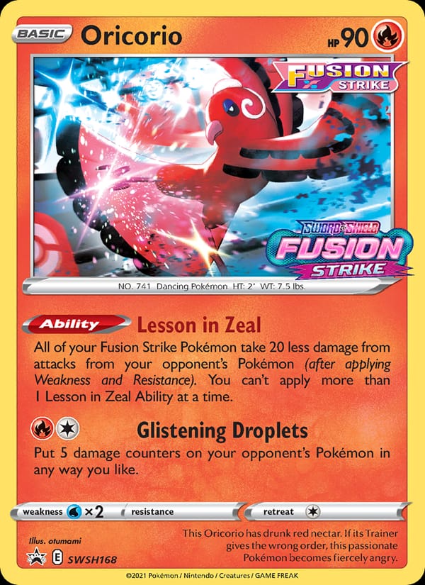 Oricorio 168/107