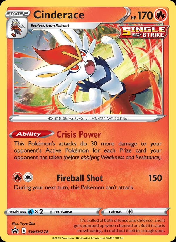 Cinderace 278/107