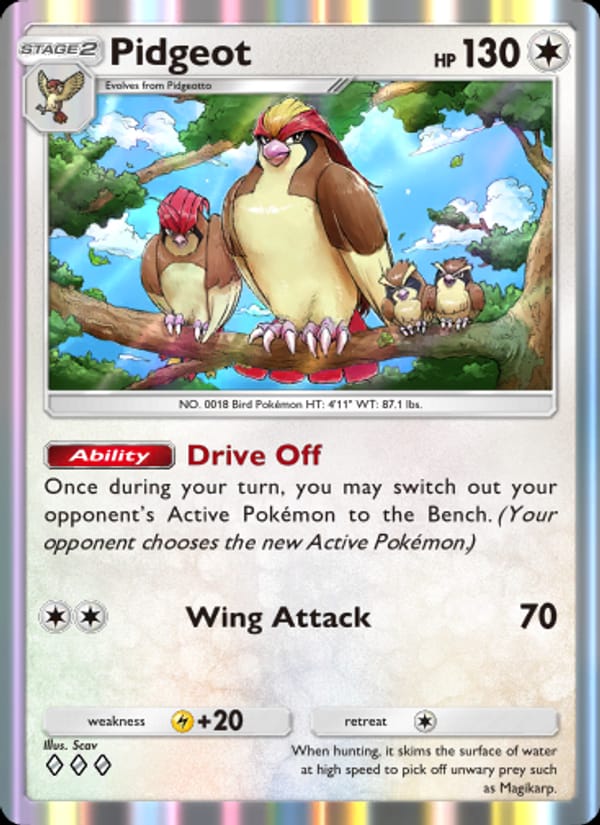 Pidgeot 188/226