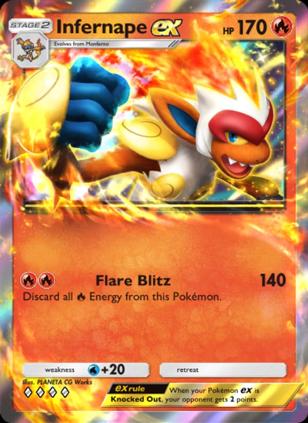 Infernape ex 029/140