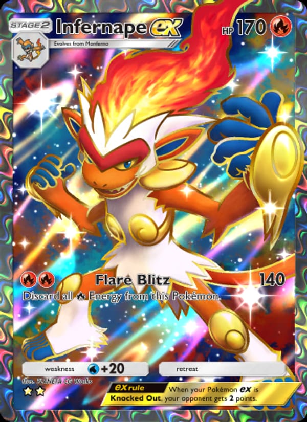 Infernape ex 181/140