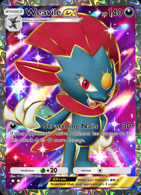 Weavile ex 186/140