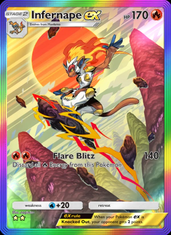 Infernape ex 197/140