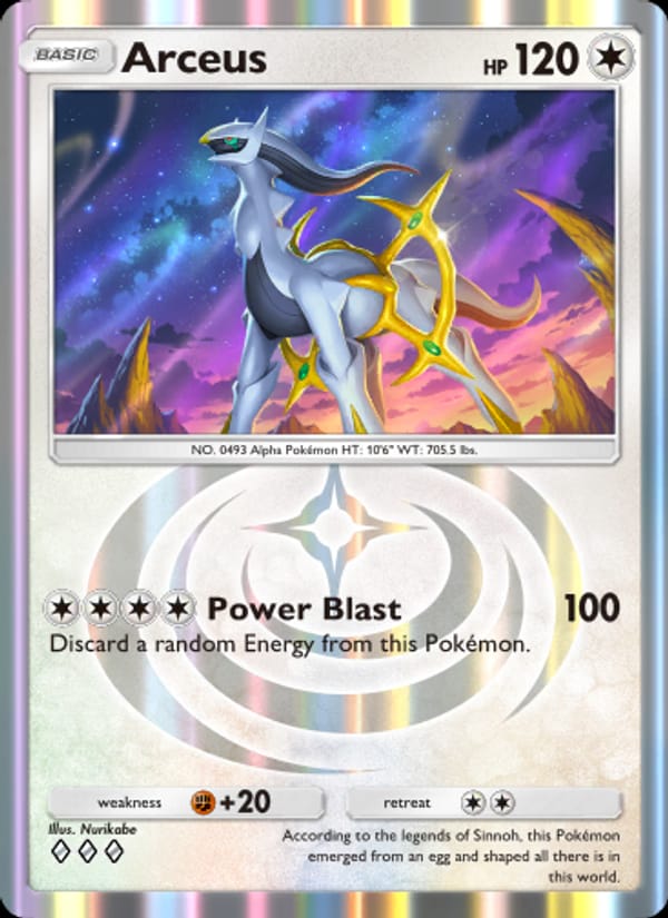 Arceus 070/075