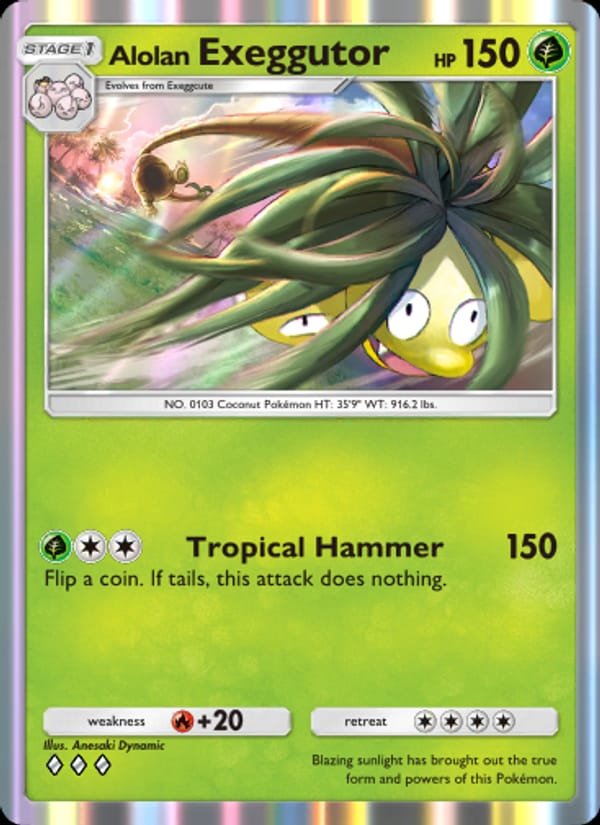 Alolan Exeggutor 002/155