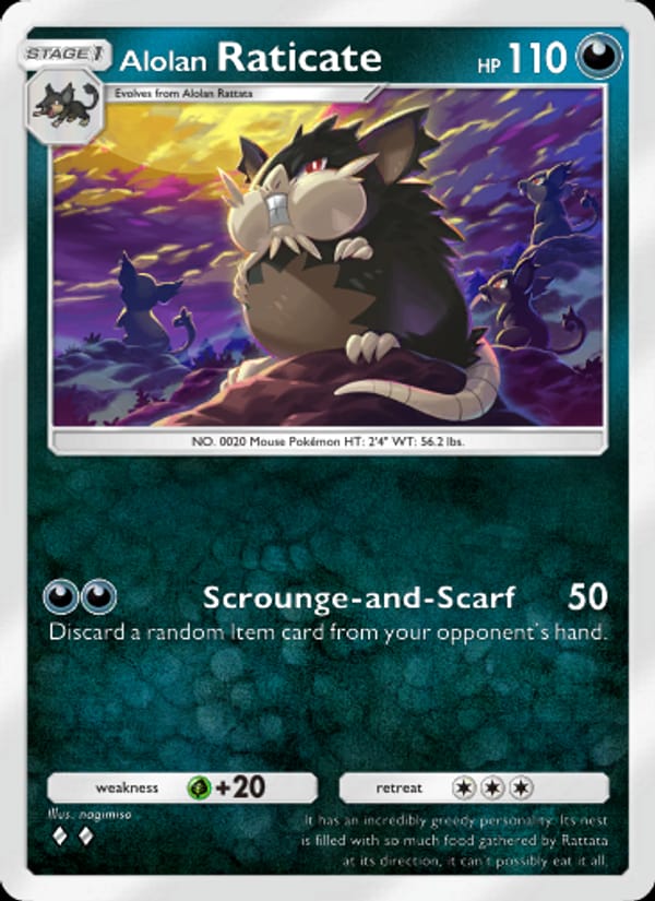 Alolan Raticate 107/155