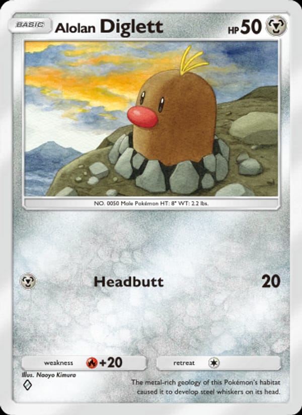 Alolan Diglett 117/155