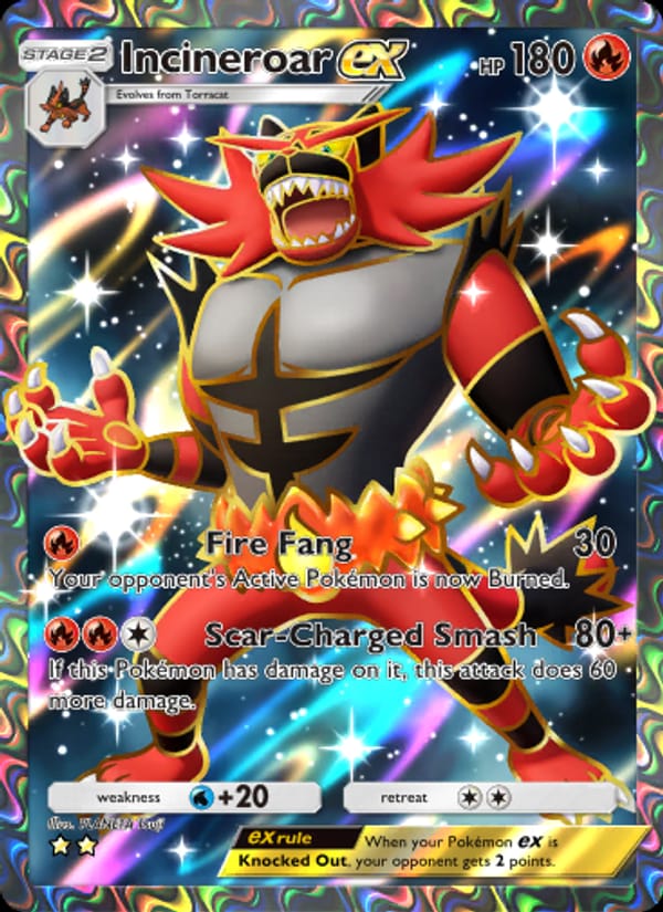 Incineroar ex 182/155