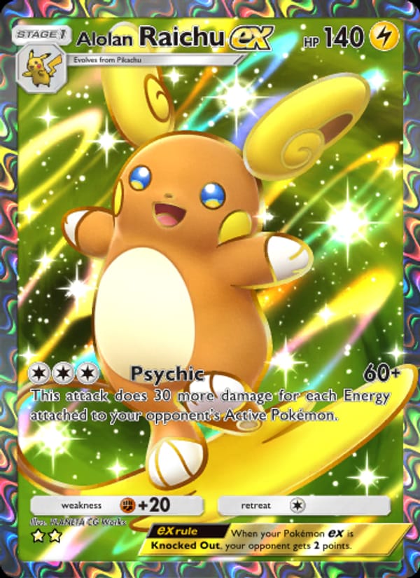 Alolan Raichu ex 185/155