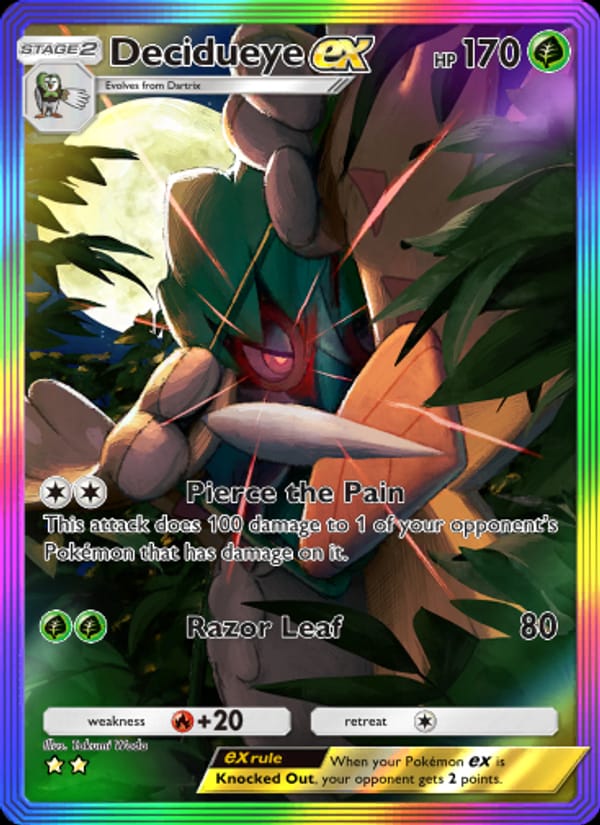Decidueye ex 198/155