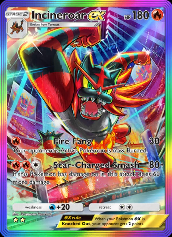 Incineroar ex 200/155