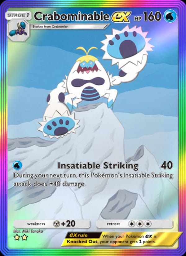 Crabominable ex 201/155