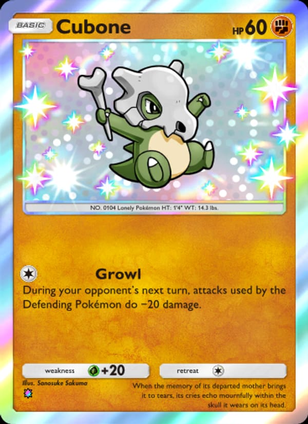 Cubone 226/155
