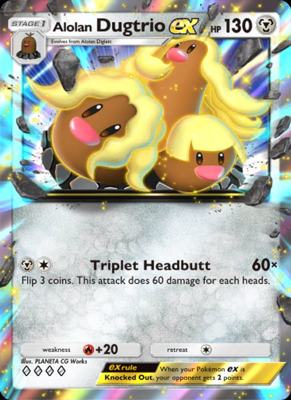 Alolan Dugtrio ex 047/069