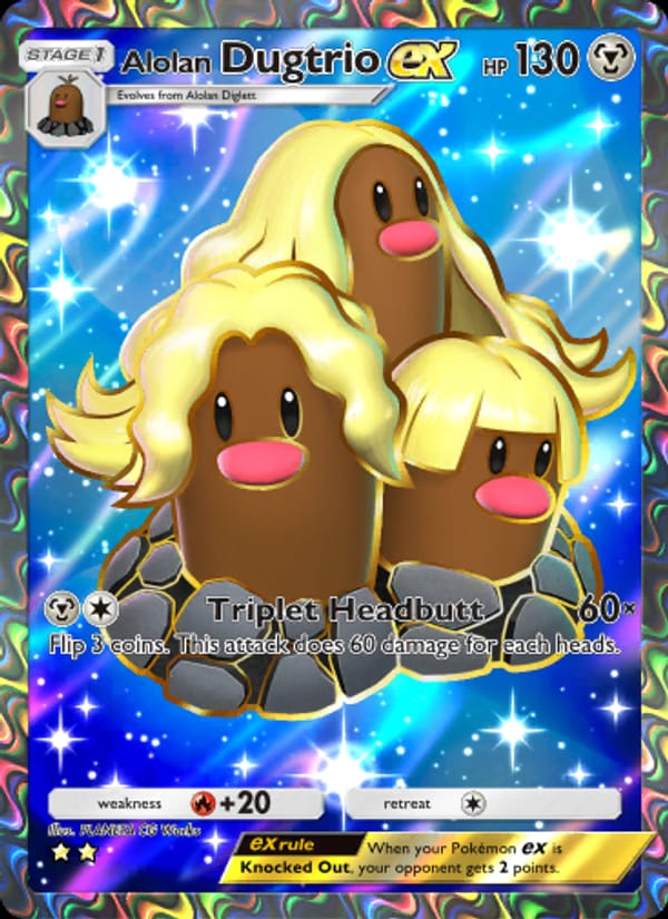 Alolan Dugtrio ex 080/069