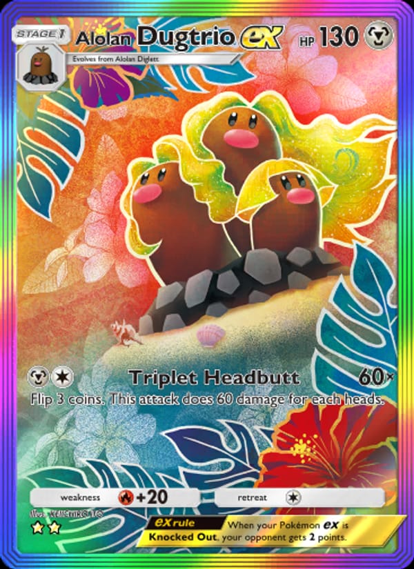 Alolan Dugtrio ex 087/069
