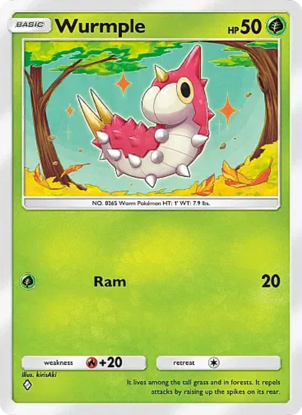 Wurmple Pokémon TCG Card