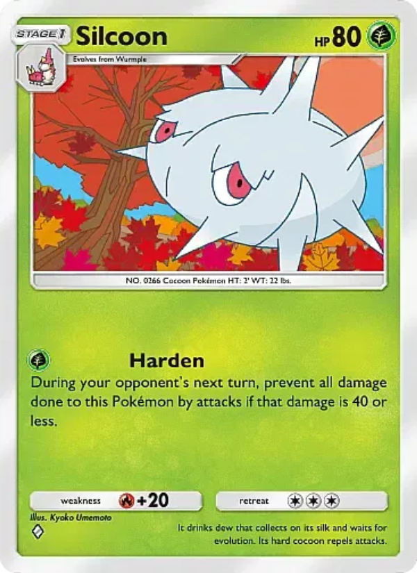 Silcoon Pokémon TCG Card