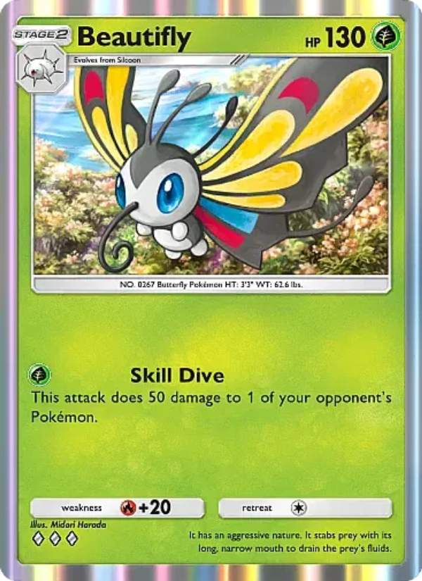 Beautifly Pokémon TCG Card