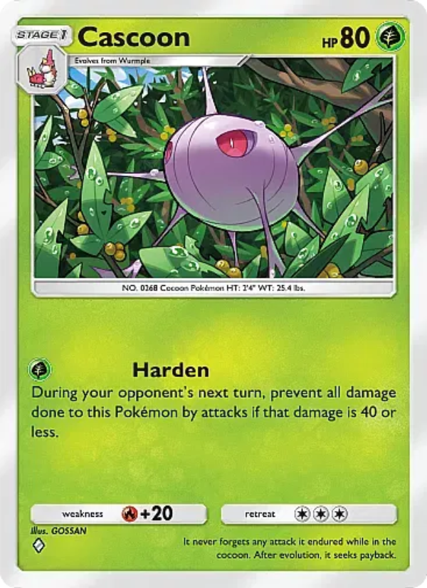 Cascoon Pokémon TCG Card