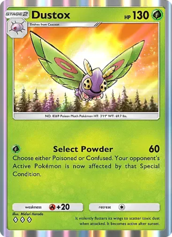 Dustox Pokémon TCG Card