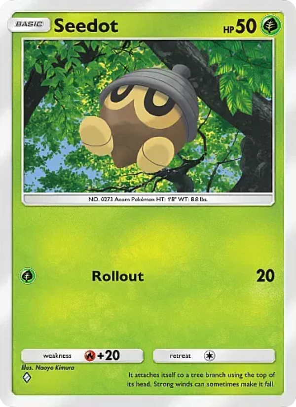 Seedot Pokémon TCG Card