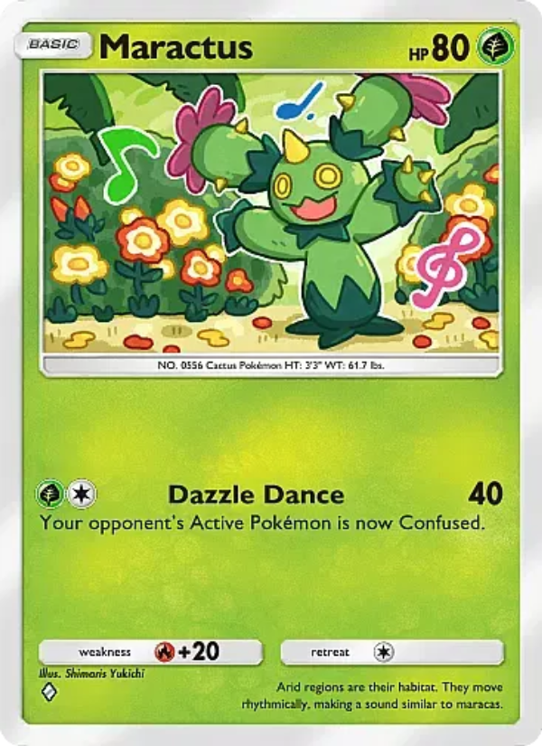 Maractus Pokémon TCG Card